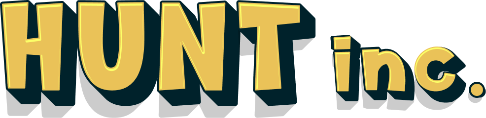 Hunt logo mockup